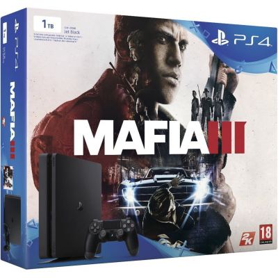 Sony Playstation 4 Slim 1Tb + Mafia III (русская версия)