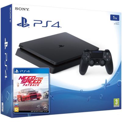 Sony Playstation 4 Slim 1Tb + Need for Speed Payback (русская версия)
