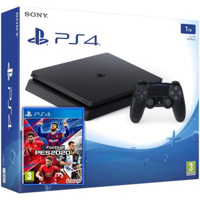 Sony Playstation 4 Slim 1Tb + Pro Evolution Soccer 2020 (eFootball) (русская версия)