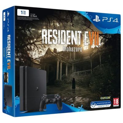Sony Playstation 4 Slim 1Tb + Resident Evil 7: Biohazard (русская версия)