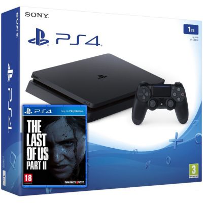 Sony Playstation 4 Slim 1Tb + The Last of Us Part II (русская версия)