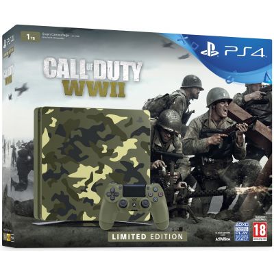 Sony Playstation 4 Slim 1Tb Limited Edition Call of Duty: WWII + Call of Duty: WWII