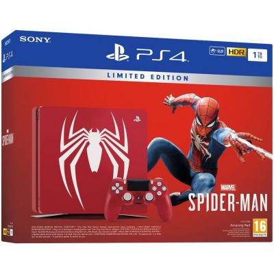 Sony Playstation 4 Slim 1Tb Limited Edition Spider Man + Spider Man (російська версія)