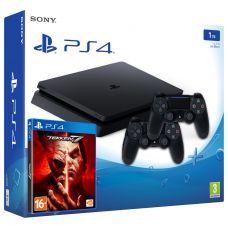 Sony Playstation 4 Slim 1Tb + Tekken 7 (російські субтитри) + DualShock 4 (Version 2) (black)