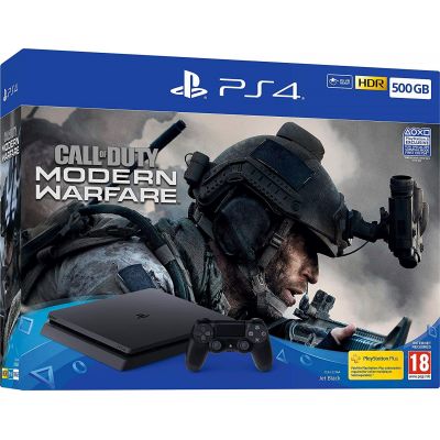 Sony Playstation 4 Slim 500Gb + Call of Duty: Modern Warfare (русская версия)