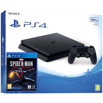 Sony Playstation 4 Slim 500GB + Marvel's Spider-Man: Miles Morales (російська версія)