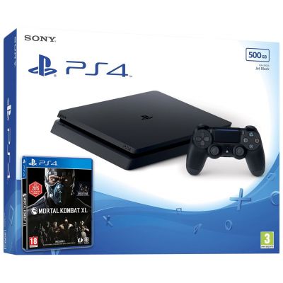 Sony Playstation 4 Slim 500Gb + Mortal Kombat XL (русская версия)