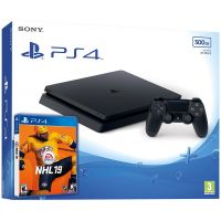 Sony Playstation 4 Slim 500Gb + NHL 19 (русская версия)