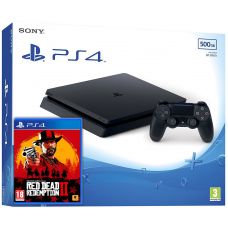 Sony Playstation 4 Slim 500Gb + Red Dead Redemption 2 (русские субтитры)