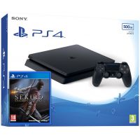 Ігрова консоль Sony Playstation 4 Slim 500Gb + Sekiro: Shadows Die Twice (російська версія)