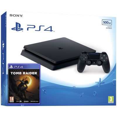 Sony Playstation 4 Slim 500Gb + Shadow of the Tomb Raider (русская версия)