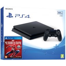 Sony Playstation 4 Slim 500Gb + Spider-Man (русская версия)