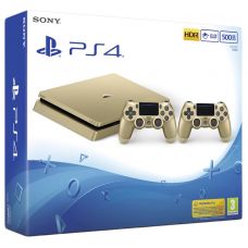 Sony Playstation 4 Slim 500Gb Gold + DualShock 4 (Version 2) (gold)