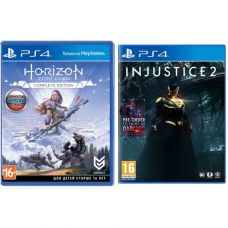 Horizon Zero Dawn Complete Edition + Injustice 2 (російські версії) (PS4) Games Pair Bundle