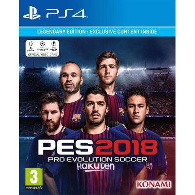 Pro Evolution Soccer 2018 Legendary Edition (русская версия) (PS4)