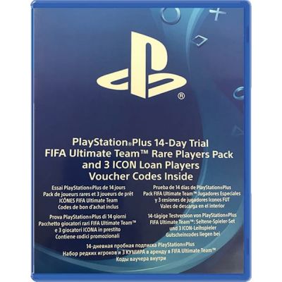 Подписка PlayStation Plus (14 дней) + дополнения Fifa 18