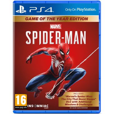 Spider-Man Game of the Year Edition/Человек-Паук Издание Игра Года (русская версия) (PS4)