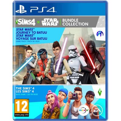 The Sims 4 (русская версия) + Star Wars: Путешествие на Батуу (дополнение к игре) Bundle (PS4)