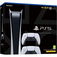 Sony PlayStation 5 White 825Gb Digital Edition + DualSense (White)