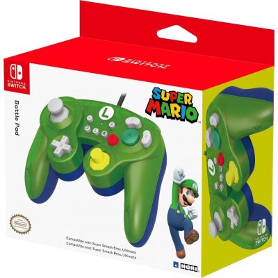 Hori Battle Pad (Luigi) для Nintendo Switch (NSW-136U)