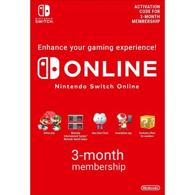 Nintendo Switch Online (3 месяца)