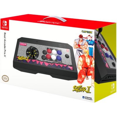 Hori Real Arcade Pro. V (Street Fighter Edition) для Nintendo Switch (NSW-192U)