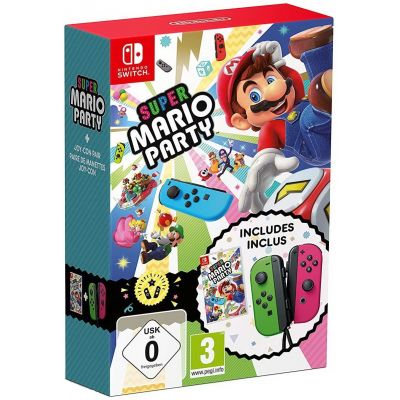 Super Mario Party Nintendo Switch + Joy-Con Pink/Green (пара)