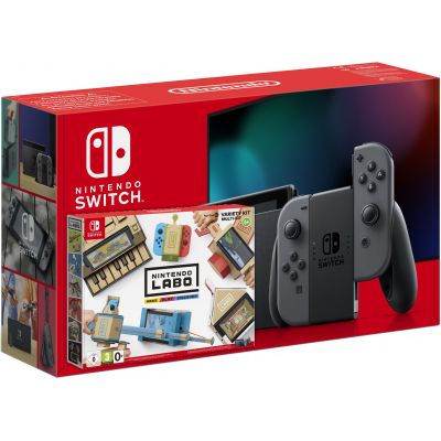 Nintendo Switch Gray (Upgraded version) + Nintendo Labo: Variety Kit