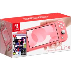Nintendo Switch Lite Coral + Гра FIFA 21 Legacy Edition (російська версія)