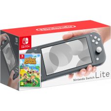 Nintendo Switch Lite Gray + Игра Animal Crossing: New Horizons (русская версия)