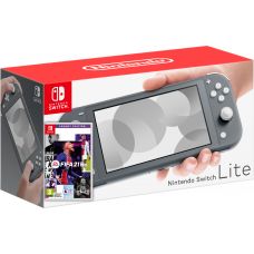 Nintendo Switch Lite Gray + Гра FIFA 21 Legacy Edition (російська версія)