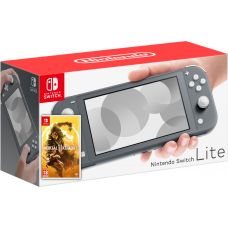 Nintendo Switch Lite Gray + Игра Mortal Kombat 11 (русские субтитры)