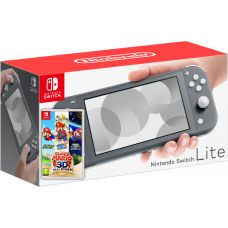 Nintendo Switch Lite Gray + Игра Super Mario 3D All-Stars