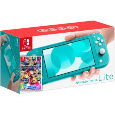 Nintendo Switch Lite Turquoise + Игра Mario Kart 8 Deluxe (русская версия)