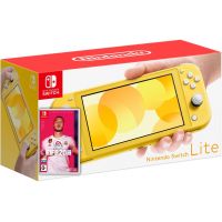 Nintendo Switch Lite Yellow + Игра FIFA 20 Legacy Edition (русская версия)