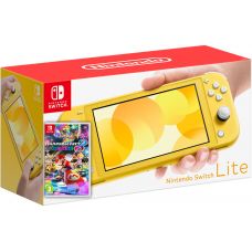 Nintendo Switch Lite Yellow + Игра Mario Kart 8 Deluxe (русская версия)