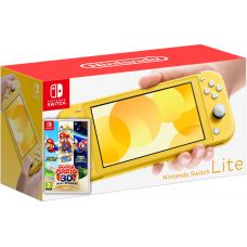 Nintendo Switch Lite Yellow + Игра Super Mario 3D All-Stars