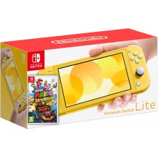 Nintendo Switch Lite Yellow + Гра Super Mario 3D World + Bowser's Fury (російська версія)