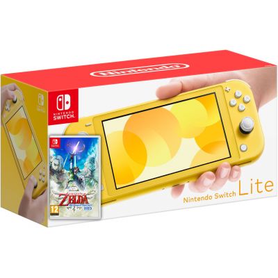 Nintendo Switch Lite Yellow + Игра The Legend of Zelda: Skyward Sword HD
