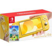 Nintendo Switch Lite Yellow + Игра The Legend of Zelda: Link's Awakening (русская версия)