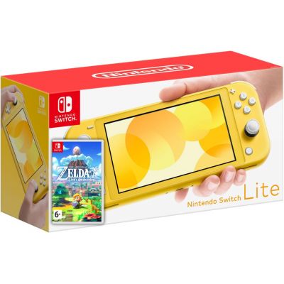Nintendo Switch Lite Yellow + Игра The Legend of Zelda: Link's Awakening
