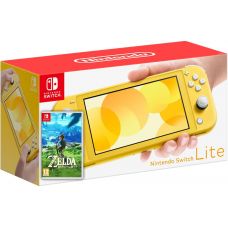 Nintendo Switch Lite Yellow + Игра The Legend of Zelda: Breath of the Wild (русская версия)