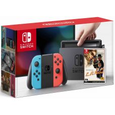 Nintendo Switch Neon Blue-Red + Игра L.A. Noire (русская версия)