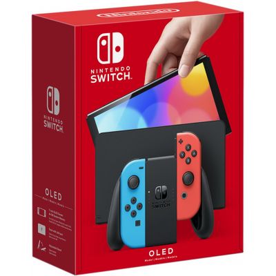 Nintendo Switch (OLED model) Neon Blue-Red