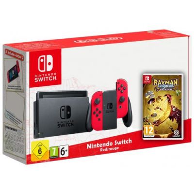 Nintendo Switch Red-Rouge + Игра Rayman Legends: Definitive Edition