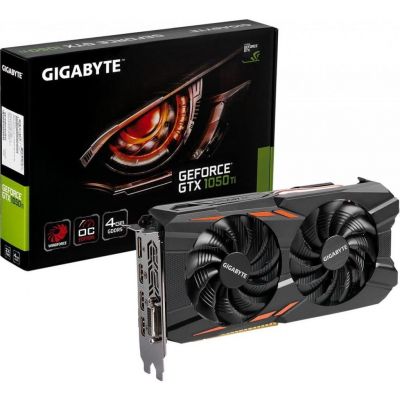 GIGABYTE GeForce GTX 1050 Ti 4GB WindForce [GV-N105TWF2OC-4GD]