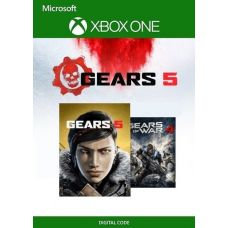 Gears 5 + Gears of War 4 (російські субтитри) (ваучер на скачування) (Xbox One)
