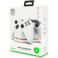 Зарядная станция PowerA Dual Charging Station for Xbox One and Xbox Series X|S (White)