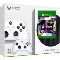 Microsoft Xbox Series S 512Gb + FIFA 21 (русская версия) + доп. Геймпад Microsoft Xbox Series X, S (Robot White)
