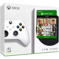 Microsoft Xbox Series S 512Gb + GTA V Premium Edition (русские субтитры)